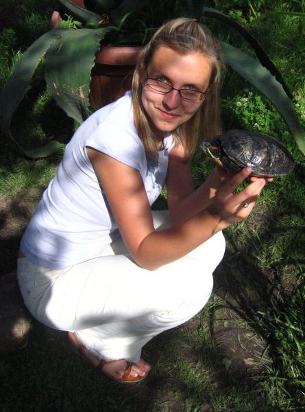 Ania z żółwikiem