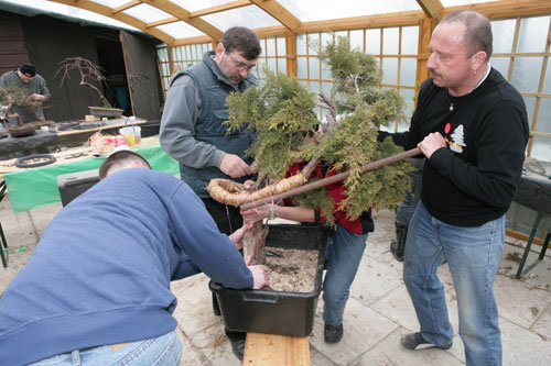 Najwazniejsza czesc jest prawie gotowa.Obylo sie bez problemow.